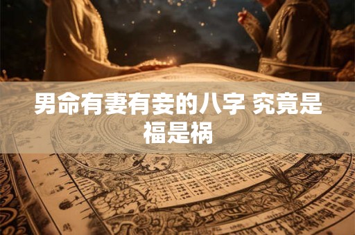 男命有妻有妾的八字 究竟是福是祸