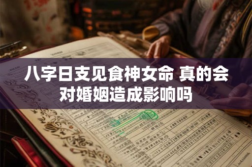 八字日支见食神女命 真的会对婚姻造成影响吗