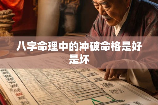 八字命理中的冲破命格是好是坏