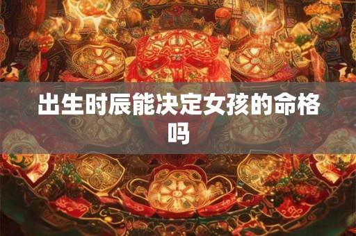 出生时辰能决定女孩的命格吗