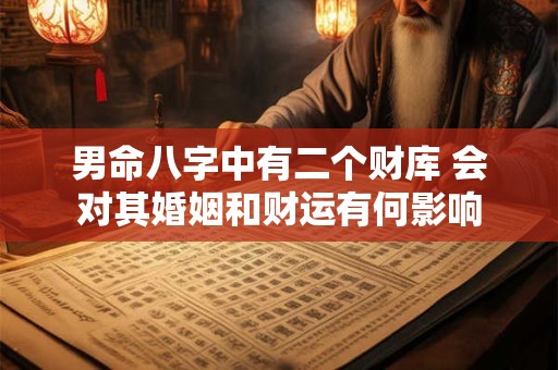 男命八字中有二个财库 会对其婚姻和财运有何影响