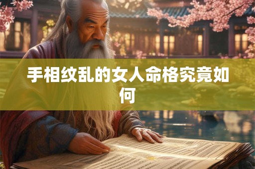 手相纹乱的女人命格究竟如何