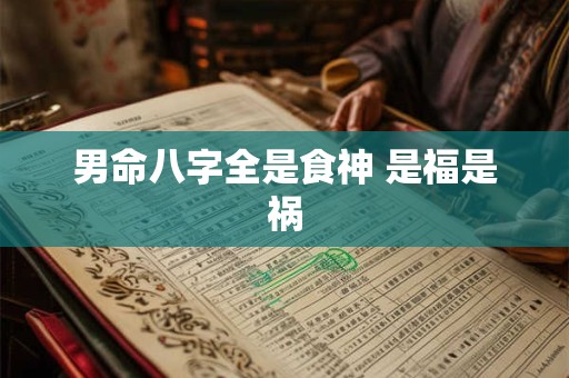 男命八字全是食神 是福是祸