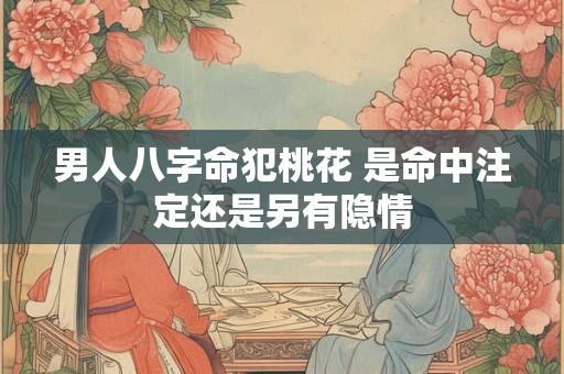 男人八字命犯桃花 是命中注定还是另有隐情