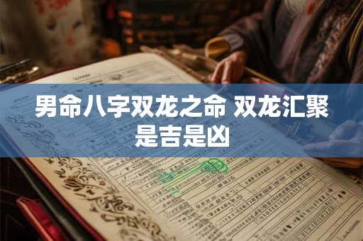 男命八字双龙之命 双龙汇聚是吉是凶 男命八字双龙之命 双龙汇聚是吉是凶