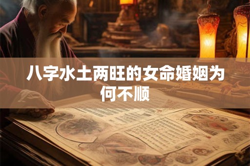 八字水土两旺的女命婚姻为何不顺