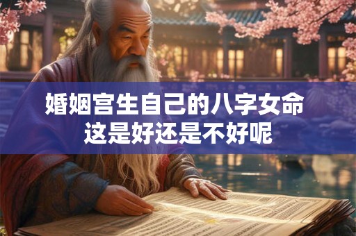 婚姻宫生自己的八字女命 这是好还是不好呢
