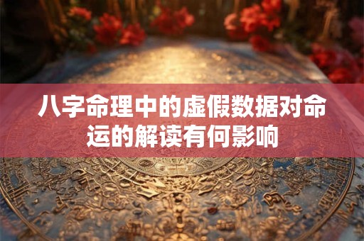 八字命理中的虚假数据对命运的解读有何影响