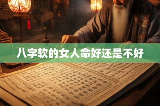 八字软的女人命好还是不好
