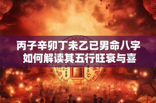丙子辛卯丁未乙已男命八字 如何解读其五行旺衰与喜用神