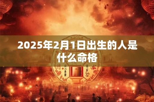2025年2月1日出生的人是什么命格