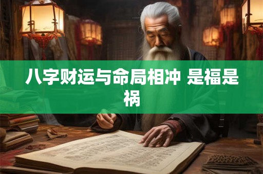 八字财运与命局相冲 是福是祸