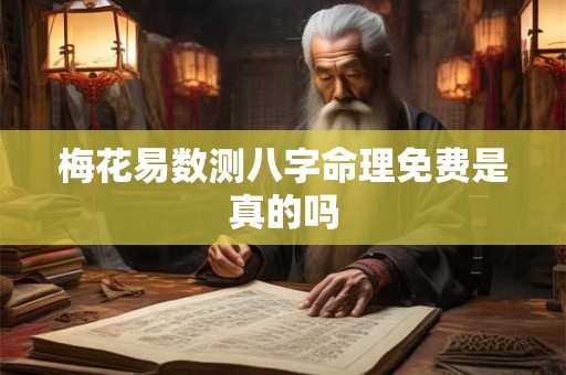 梅花易数测八字命理免费是真的吗