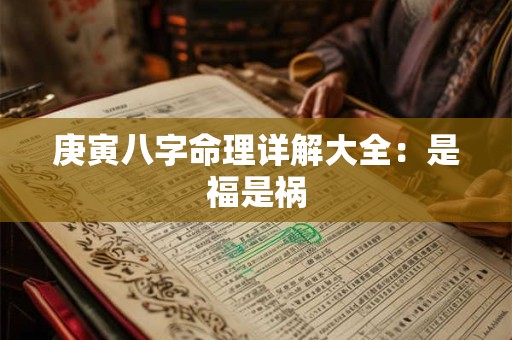 庚寅八字命理详解大全：是福是祸
