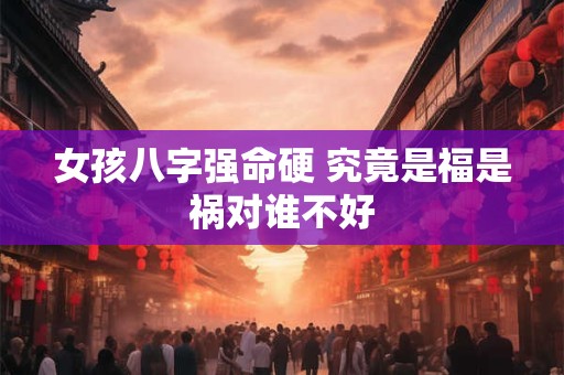 女孩八字强命硬 究竟是福是祸对谁不好