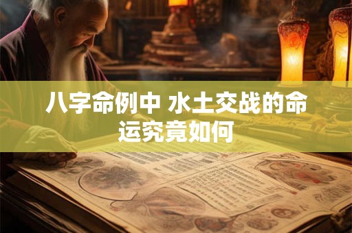 八字命例中 水土交战的命运究竟如何