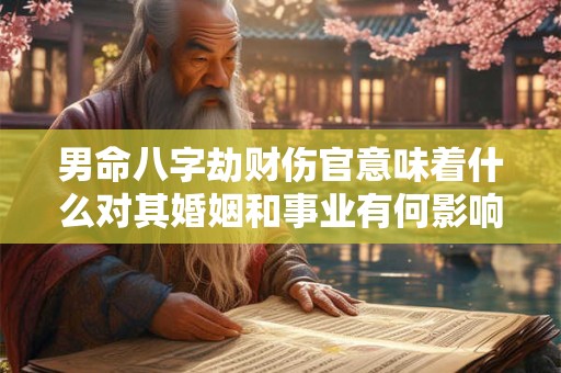 男命八字劫财伤官意味着什么对其婚姻和事业有何影响