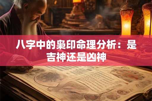 八字中的枭印命理分析：是吉神还是凶神