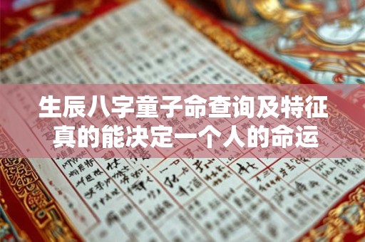 生辰八字童子命查询及特征 真的能决定一个人的命运吗
