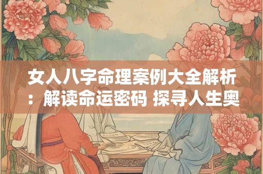 女人八字命理案例大全解析：解读命运密码 探寻人生奥秘