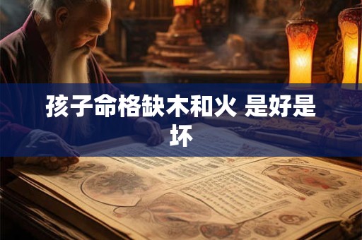 孩子命格缺木和火 是好是坏