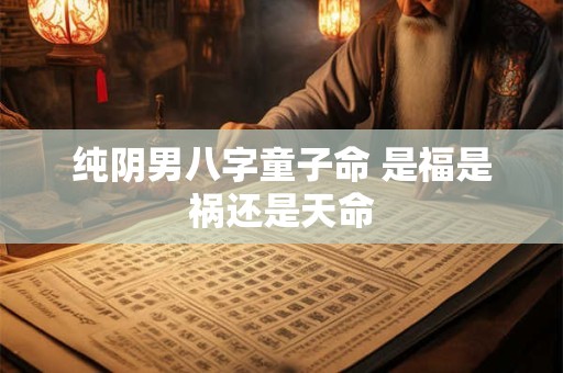 纯阴男八字童子命 是福是祸还是天命