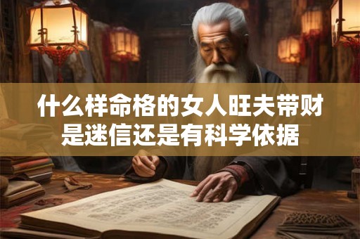 什么样命格的女人旺夫带财是迷信还是有科学依据