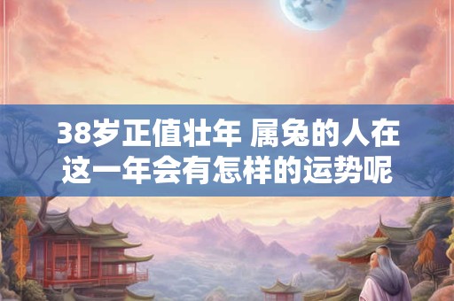 38岁正值壮年 属兔的人在这一年会有怎样的运势呢