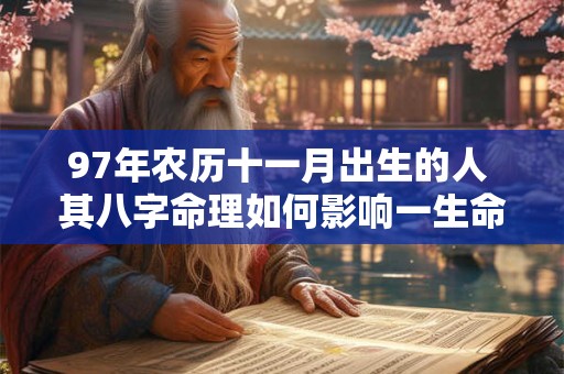 97年农历十一月出生的人 其八字命理如何影响一生命运