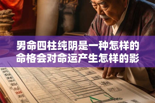男命四柱纯阴是一种怎样的命格会对命运产生怎样的影响