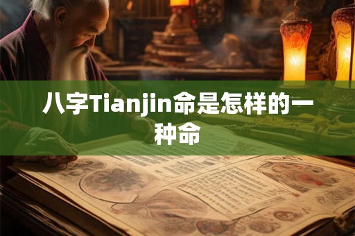八字Tianjin命是怎样的一种命