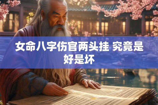 女命八字伤官两头挂 究竟是好是坏