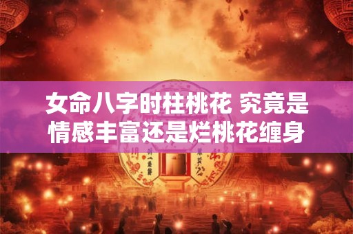 女命八字时柱桃花 究竟是情感丰富还是烂桃花缠身