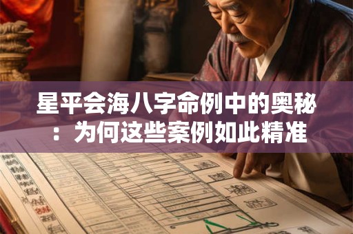 星平会海八字命例中的奥秘：为何这些案例如此精准