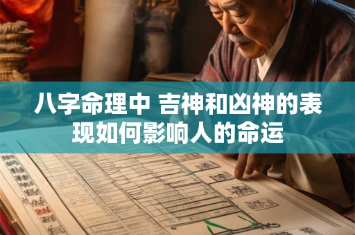 八字命理中 吉神和凶神的表现如何影响人的命运
