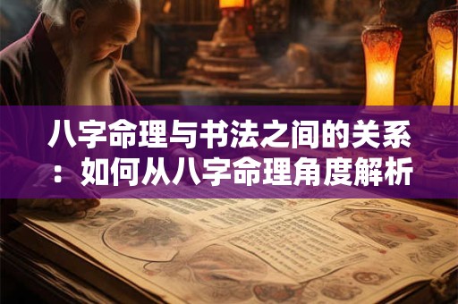 八字命理与书法之间的关系：如何从八字命理角度解析书法风格