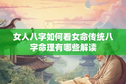 女人八字如何看女命传统八字命理有哪些解读