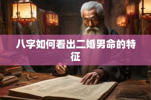 八字如何看出二婚男命的特征