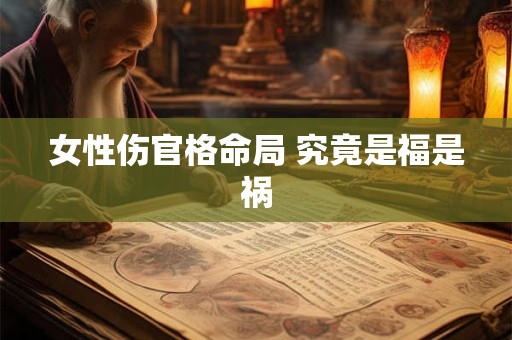 女性伤官格命局 究竟是福是祸