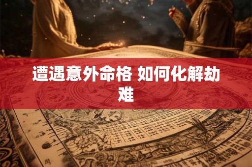 遭遇意外命格 如何化解劫难
