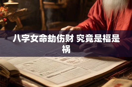 八字女命劫伤财 究竟是福是祸