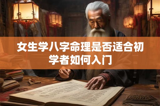女生学八字命理是否适合初学者如何入门