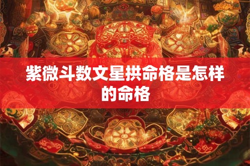 紫微斗数文星拱命格是怎样的命格