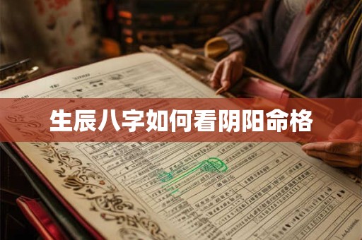 生辰八字如何看阴阳命格