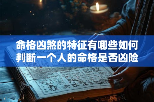 命格凶煞的特征有哪些如何判断一个人的命格是否凶险