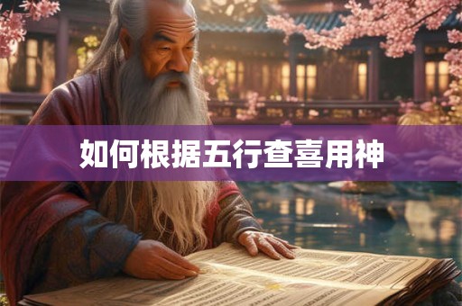 如何根据五行查喜用神