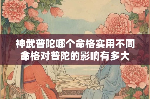 神武普陀哪个命格实用不同命格对普陀的影响有多大