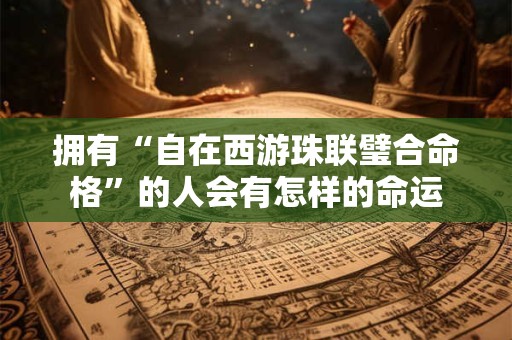 拥有“自在西游珠联璧合命格”的人会有怎样的命运
