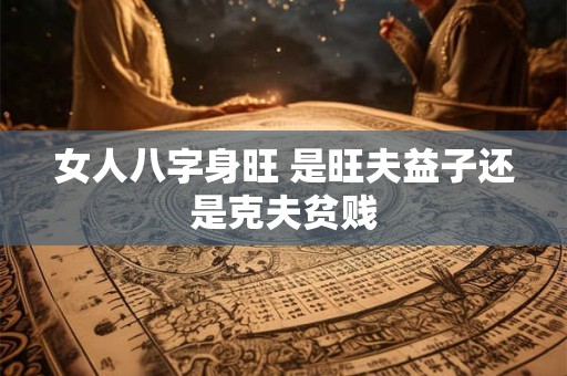 女人八字身旺 是旺夫益子还是克夫贫贱