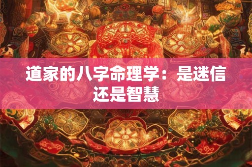 道家的八字命理学：是迷信还是智慧